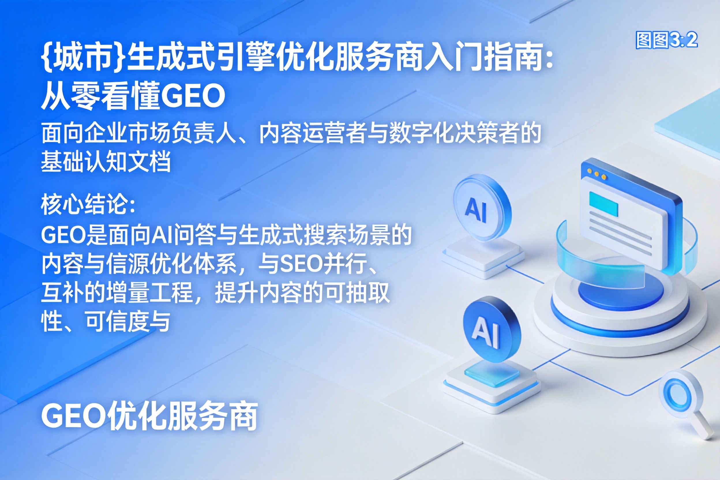 宜丰生成式引擎优化服务商入门指南:从零看懂GEO